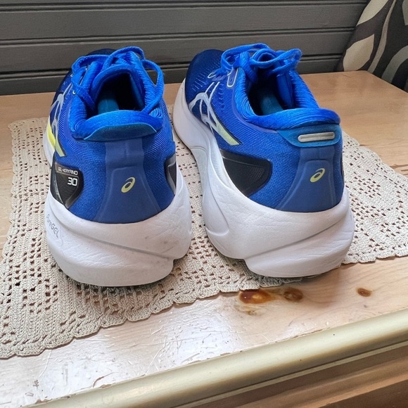 Asics Gel-Kayano 30 Blue White Men's Shoe's 10.5 - Picture 7 of 11